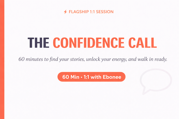 The Confidence Call — 1-on-1 Interview Coaching to Master Storytelling in Interviews