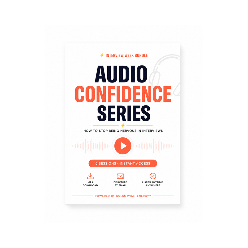 Audio Confidence Series — How to Stop Being Nervous in Interviews