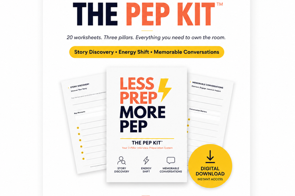 The Pep Kit — Interview Preparation Kit for Professionals Who Are Done Overthinking
