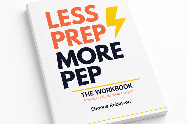 Less Prep, More Pep™ Workbook — Guided Interview Preparation Workbook